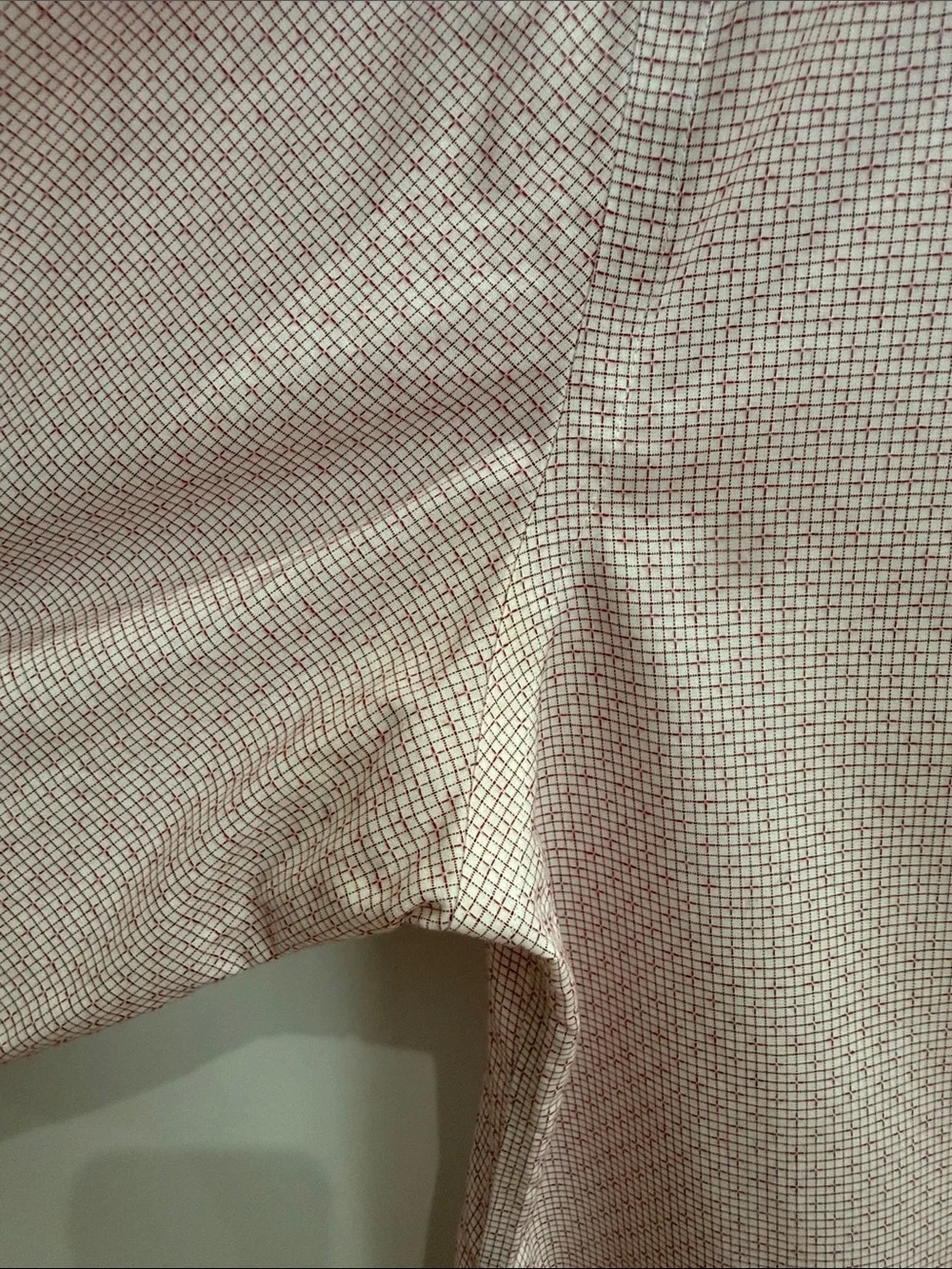 Banana Republic Pink Microprint Slim Fit Dress Shirt